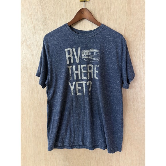 Target Other - RV There Yet? Graphic Tee Blue Heather Short Sleeve T-Shirt Men Large